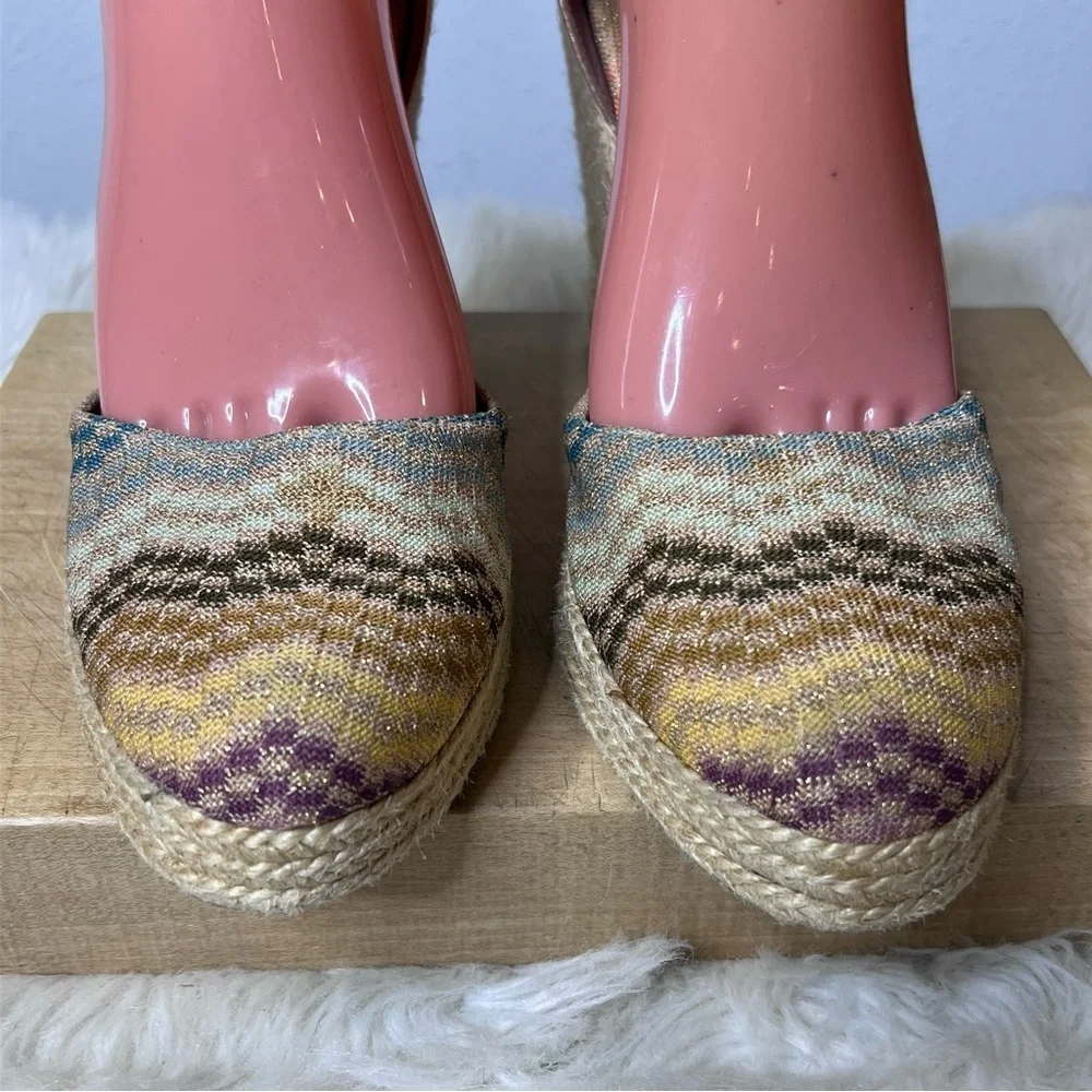 Missoni Multicolor Wedge Heels